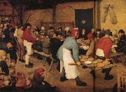 BRUEGEL, Pieter the Elder Peasant Wedding Feast china oil painting artist